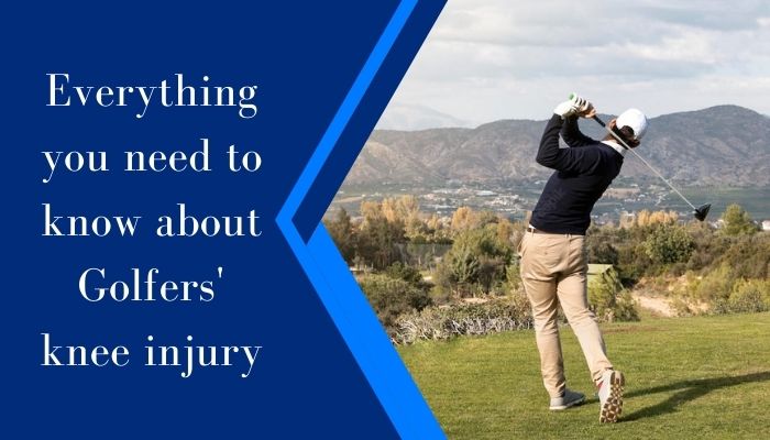 Golfers' knee injury