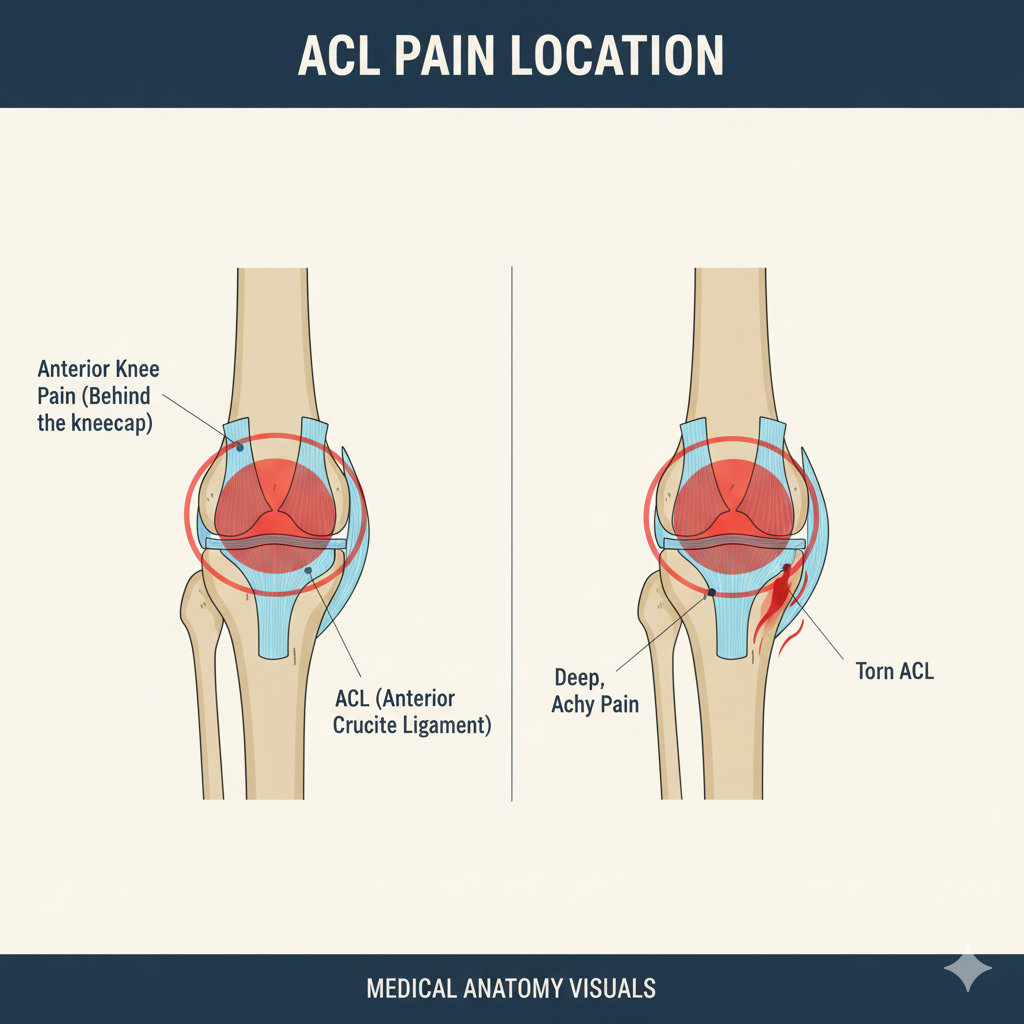 ACL Pain Location