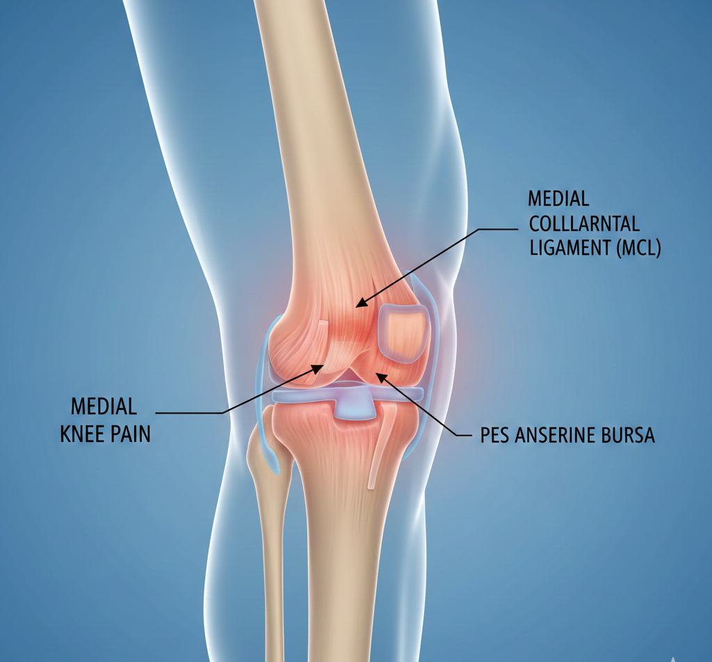Medial Knee Pain (Inner Knee Pain): What It Means