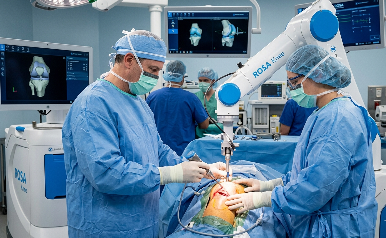 Everything about ROSA Robotic Total Knee Replacement