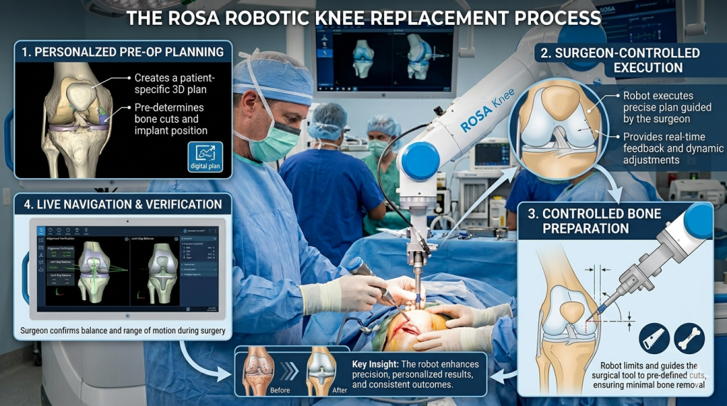 ROSA robotic knee replacement surgery