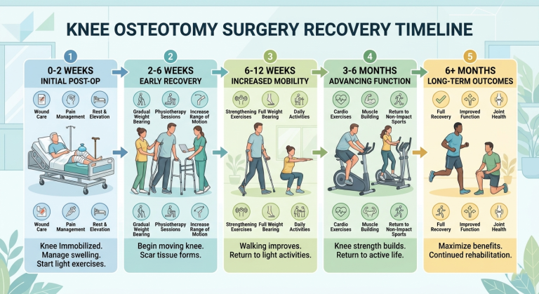 Knee Osteotomy Surgery Recovery Timeline
